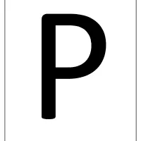 printable a4 size uppercase letters p worksheet