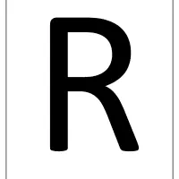 printable a4 size uppercase letters r worksheet