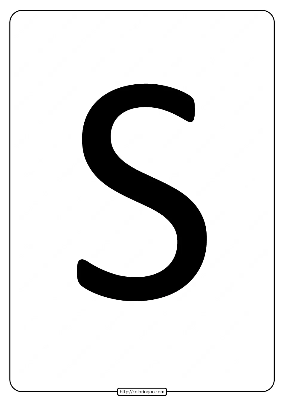 Printable A4 Size Uppercase Letters S Worksheet 2 printable a4 size uppercase letters s worksheet