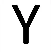 printable a4 size uppercase letters y worksheet