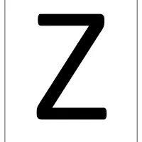 printable a4 size uppercase letters z worksheet
