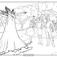 printable barbie pink shoes coloring pages 03