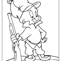 Printable Elmer Fudd Coloring Pages 8 printable elmer fudd coloring pages