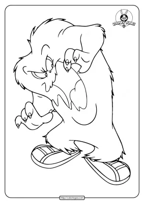 Printable Gossamer Coloring Pages