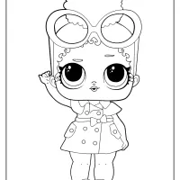 printable lol surprise boss queen coloring pages