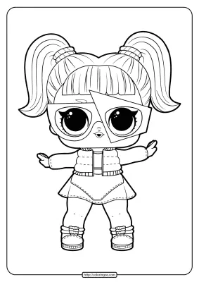LOL Surprise Glamstronaut Coloring Pages