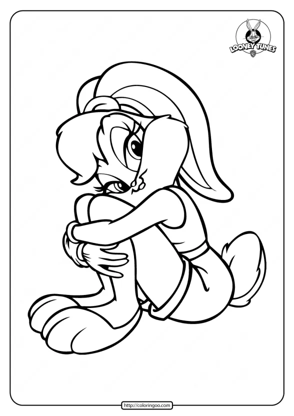 Printable Looney Tunes Lola Coloring Pages 1 printable looney tunes lola coloring pages