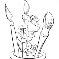Printable Pet Chameleon Pascal Coloring Pages 10 printable pet chameleon pascal coloring pages