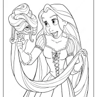 Printable Rapunzel and Her Pet Pascal Coloring Pages 17 Printable Rapunzel and Her Pet Pascal Coloring Pages