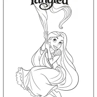 Printable Tangled Rapunzel Pdf Coloring Pages 11 printable tangled rapunzel pdf coloring pages