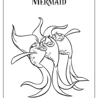 Printable The Little Mermaid Fishes Sing Coloring 13 printable the little mermaid fishes sing coloring