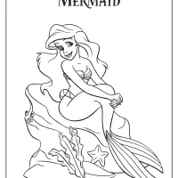 Printable The Little Mermaid Princess Ariel Coloring 6 printable the little mermaid princess ariel coloring