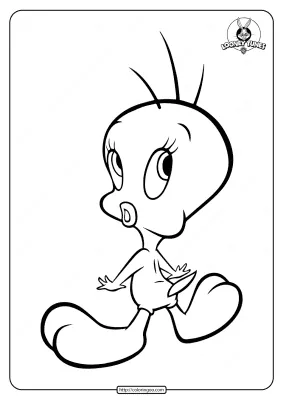 Printable Tweety Coloring Pages
