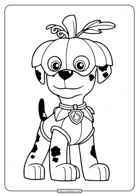 Printables Marshall Coloring Pages