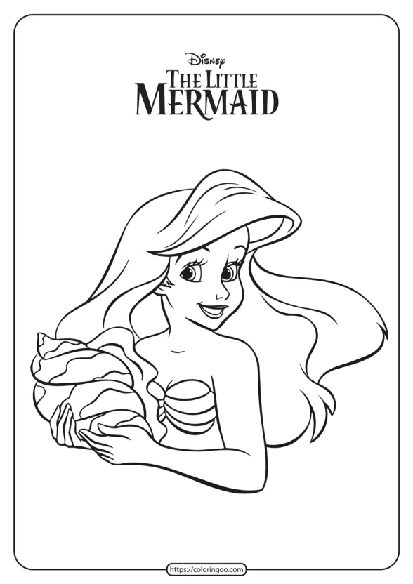 The Little Mermaid Ariel Coloring Pages 1 the little mermaid ariel coloring pages