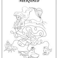 Which Line Leads to Flounder Activity Pages 10 which line leads to flounder activity page