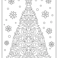 Christmas Tree Adult Coloring Pages 67 christmas tree adult coloring pages