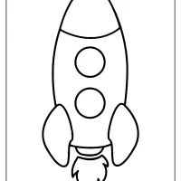 Easy Rocket Coloring Pages for Kids 14 easy rocket coloring pages for kids