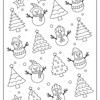 Easy Snowmen Coloring Pages for Kids 19 easy snowmen coloring pages for kids