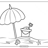 Printable Beach Umbrella Coloring Pages 29 printable beach umbrella coloring pages