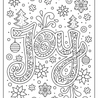 Printable Christmas Joy Coloring Pages 68 printable christmas joy coloring pages