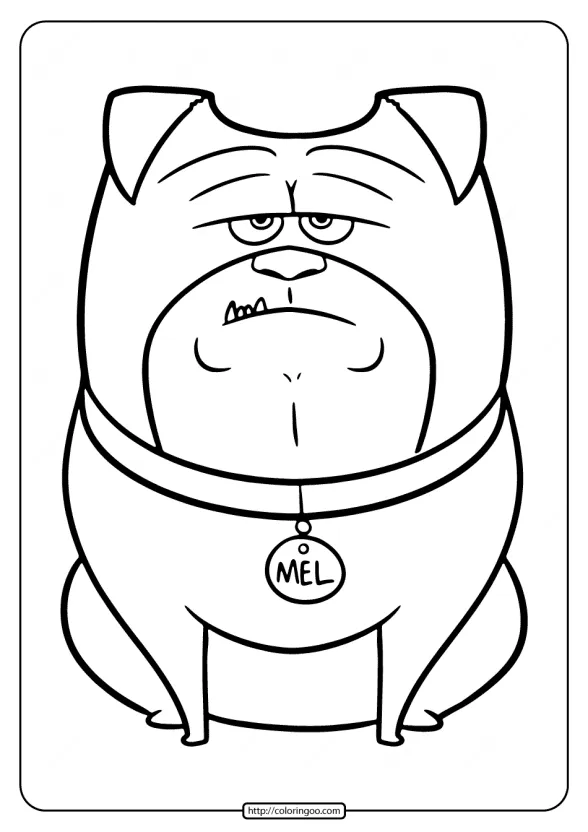 Printable Dog Coloring Pages 1 printable dog coloring pages