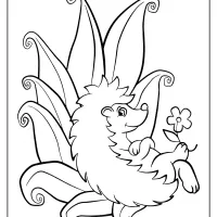 Printable Hedgehog in the Forest Coloring Pages 3 printable hedgehog in the forest coloring pages