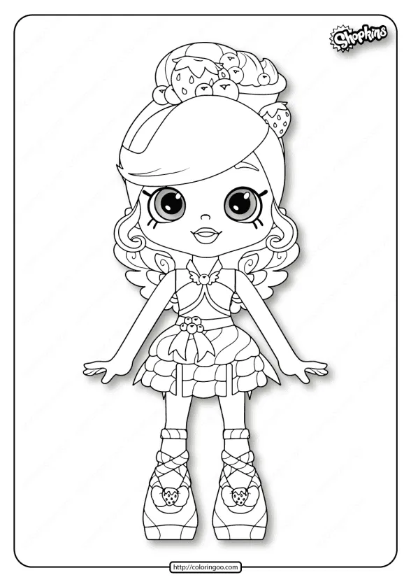Printable Shopkins Fria Froyo Coloring Pages 1 printable shopkins fria froyo coloring pages