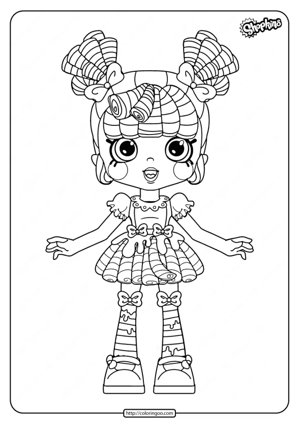 Printable Shopkins Milly Mops Coloring Pages 1 printable shopkins milly mops coloring pages