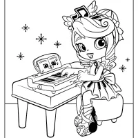 Printable Shoppies Melodine Coloring Pages 43 printable shoppies melodine coloring pages