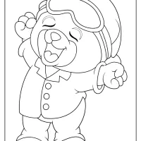printable sleepy bear coloring pages