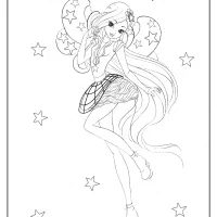 printable winx cosmix stella coloring pages