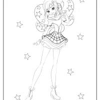 printable winx cosmix tecna coloring pages