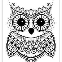 printables cute owl coloring pages