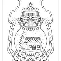 Winter Snow Globe Adult Coloring Pages 18 winter snow globe adult coloring pages