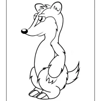 Badger Coloring Pages for Kids