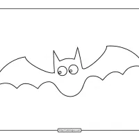 Bat Coloring Pages for Kids