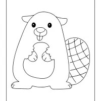 Beaver Coloring Pages for Kids 16 beaver coloring pages for kids