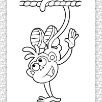 boots coloring page