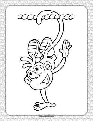 Boots Coloring Page