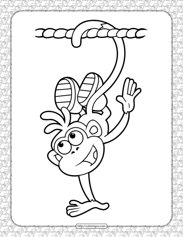 Boots Coloring Page 1 boots coloring page