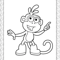 boots coloring pages for kids