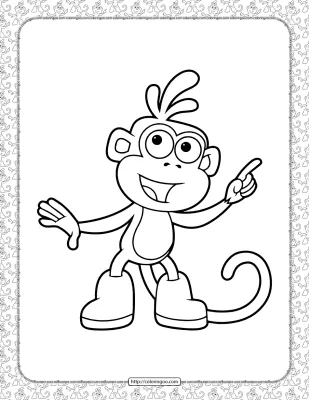 Boots Coloring Pages for Kids