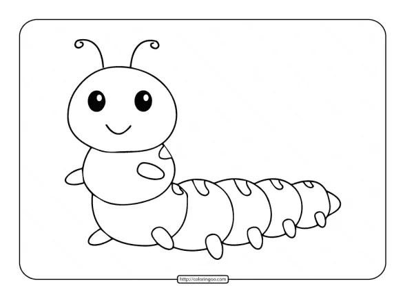 Caterpillar Coloring Pages for Kids 1 caterpillar coloring pages for kids