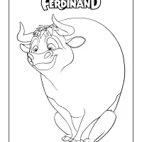 ferdinand coloring page