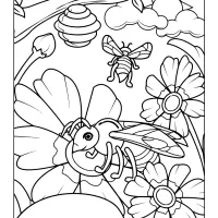 Free Printable Adult Bee Coloring Page 2 13 free printable adult bee coloring page 2