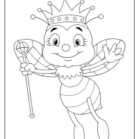 Free Printable Queen Bee Coloring Page 26 free printable queen bee coloring page