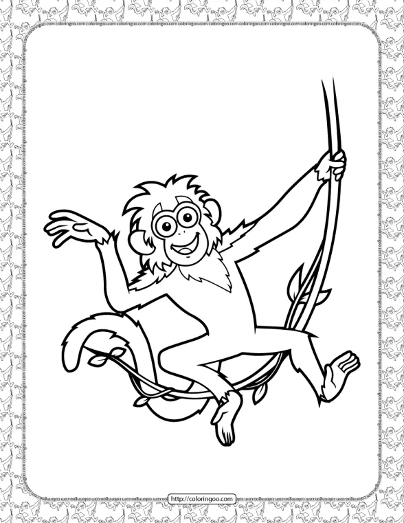 Printable Bobo Coloring Page 1 printable bobo coloring page