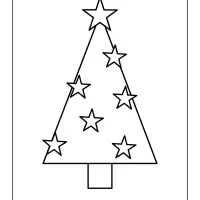 Printable Christmas Tree Coloring Page 05 42 printable christmas tree coloring page 05