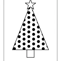 Printable Christmas Tree Coloring Page 06 47 printable christmas tree coloring page 06